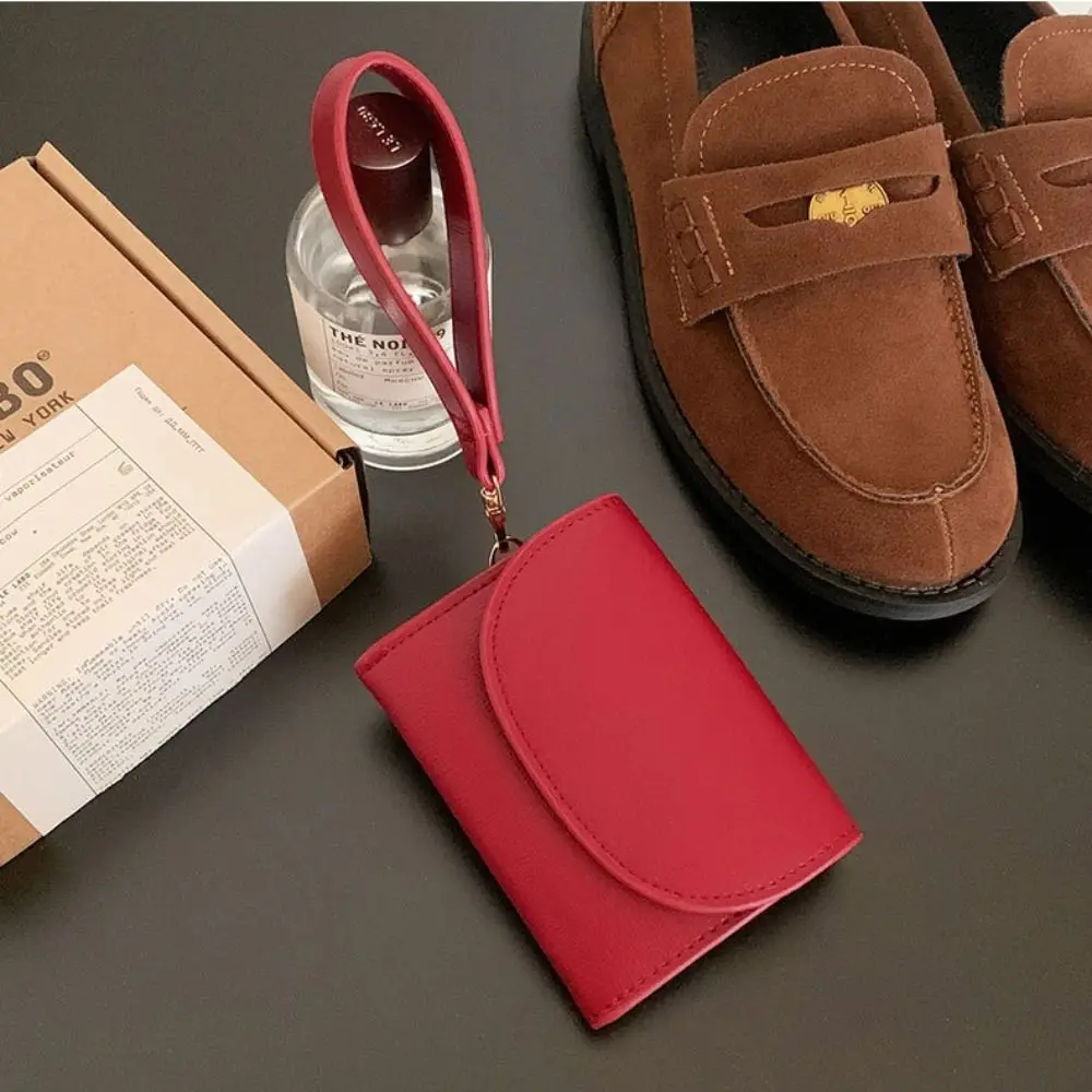 تصميم الأزياء الكورية نمط واسعة حزام المحفظة محفظة قصيرة مخلب عملة الحقيبة رقيقة جدا متعددة فتحة بطاقة حقيبة السفر