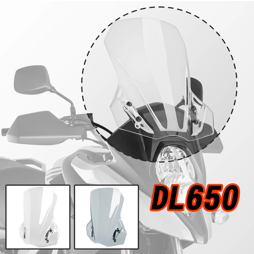 Windscreen For SUZUKI DL650 V-STROM 2017-2023 Spoiler Wind shield Screen Protector Fairing Wind Screen Wind Deflector