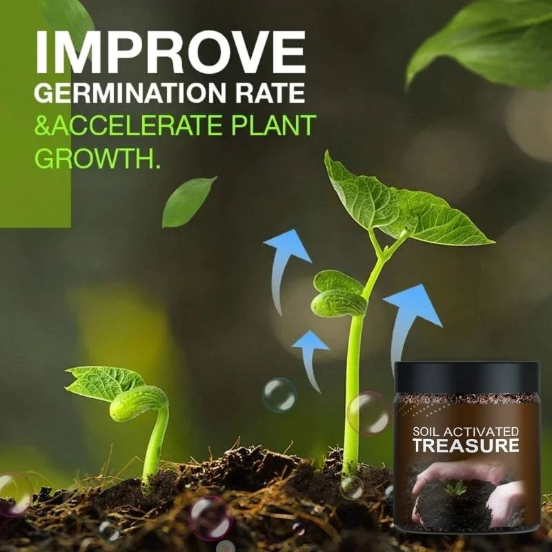  100/200g Soil Activated Treasure Soil Activators Potting Soil Seedling Compost