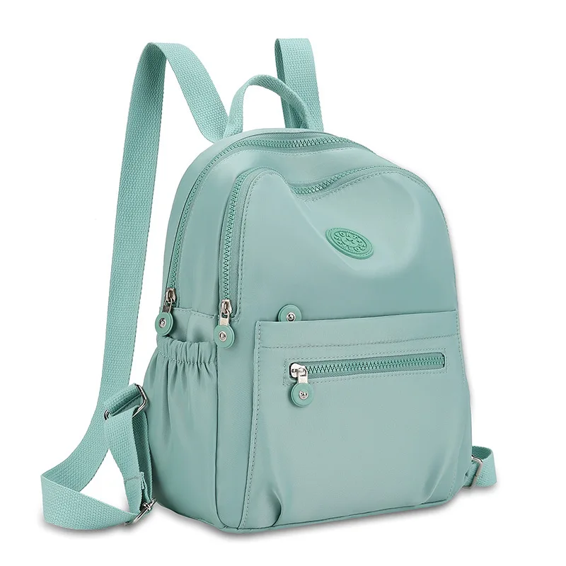 Japanese Casual Women's Rucksack Fashion Commuter Mini Backpack Ultra-light Waterproof Travel Bag Solid Colour Two-shoulder Bag
