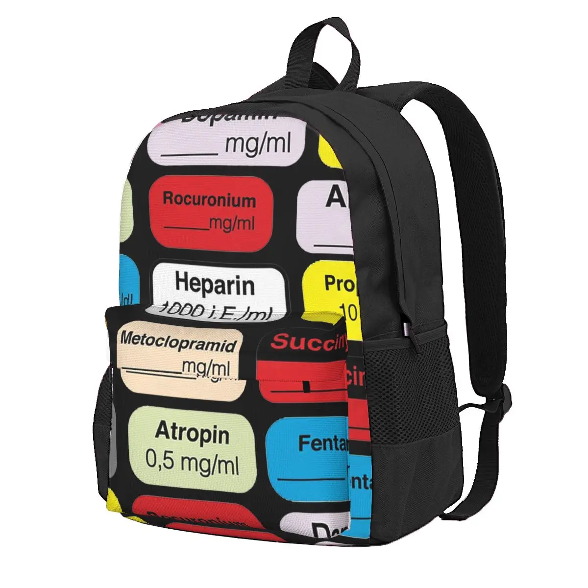 

Anesthesia Medication Student Backpack School Bag Hiking Travel Daypack for Boys Girls Fashion Bookbag Shoulder Bags