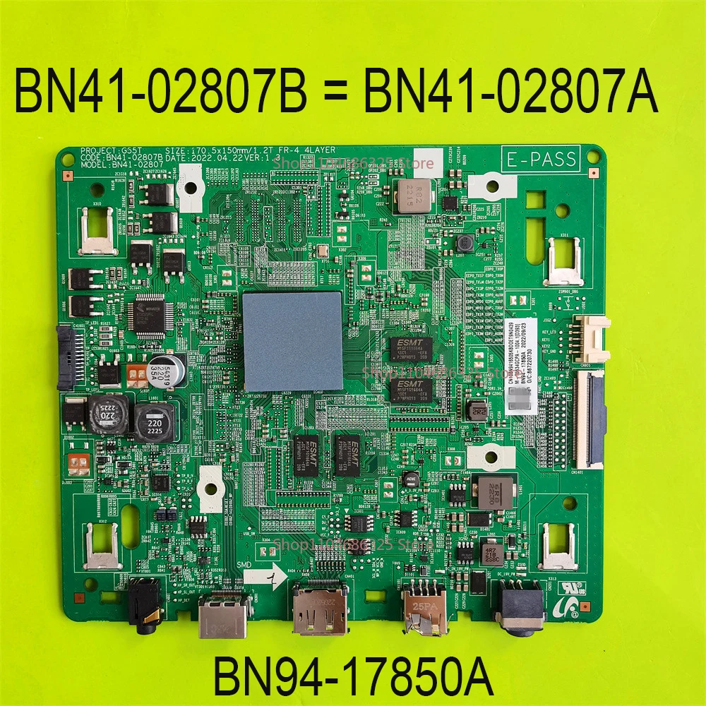 

BN41-02807B = BN41-02807A Основная плата BN94-17850A BN41-02807 16505K материнская плата предназначена для монитора C34G55TWWL C34G55TWWI C34G55TWK