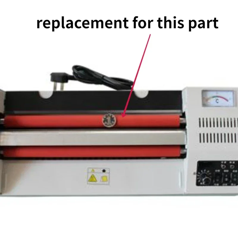 Rubber rollers roll laminator machine lower sleeve roller hot / cold  A320 laminator machine accessories