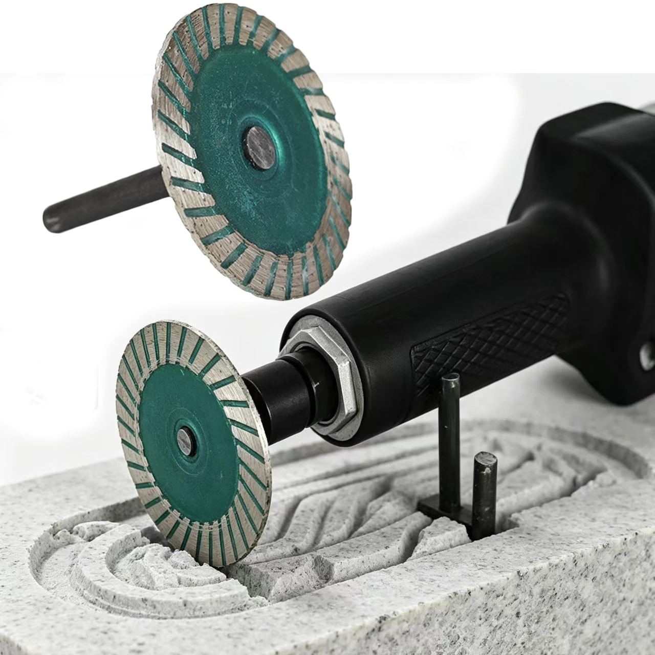 Metal Grinding Wheel Circular Saw Cutting Disc For Stone Granite Engraving Carving With 6mm Shank Power Tool Accessories