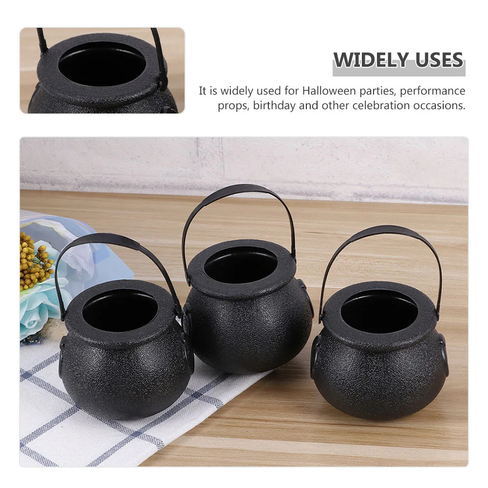 

18Pcs Halloween Candy Basket Props Small Handheld Buckets for Trick Or Treats Portable Candy Storage Basket Party Favors
