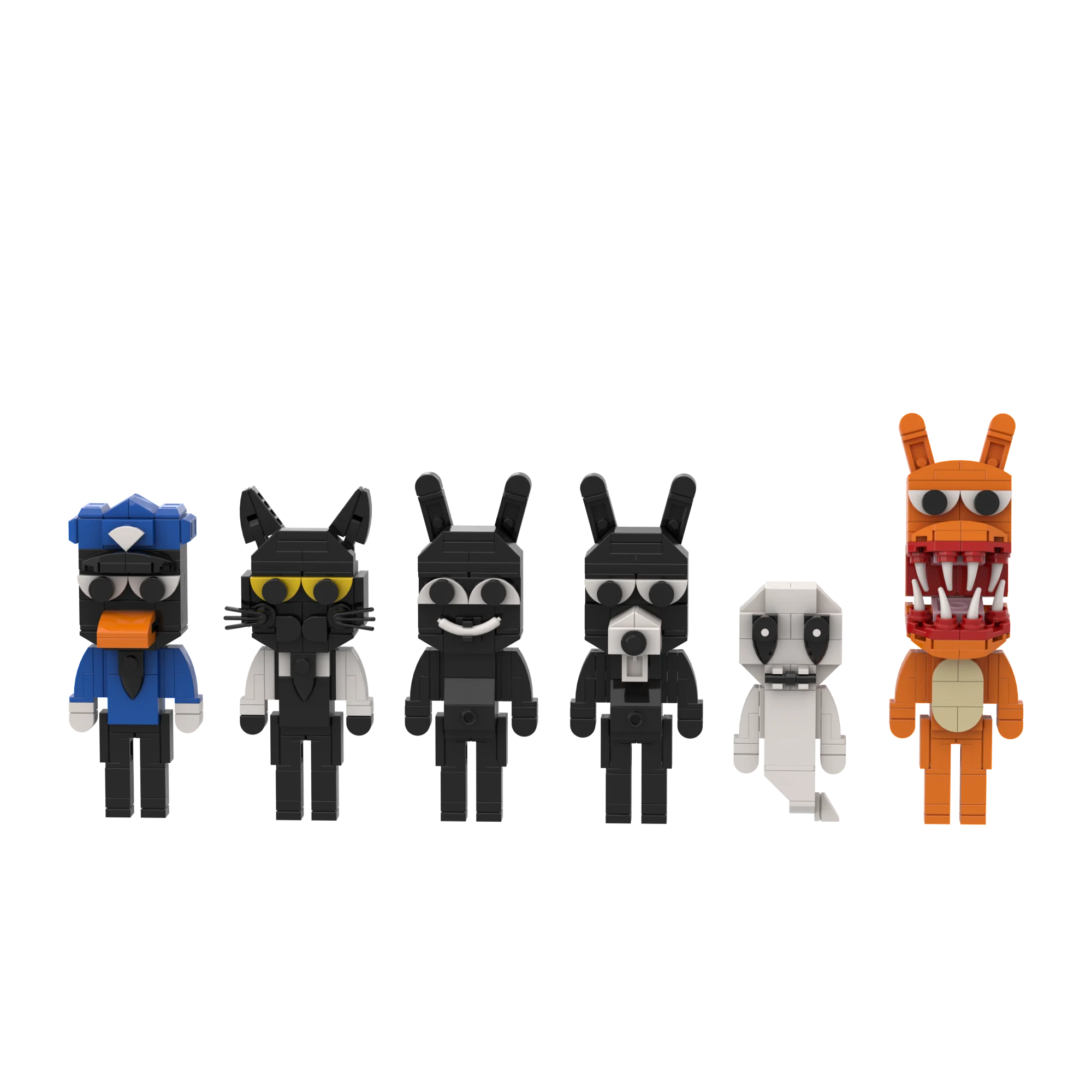 Tierklinik Bausteine Horror-Spiel Tierklinik Anomalie Katze Hund Pinguin Hase Tierklinik Zubehör Spielzeug Geschenke – Detail 4