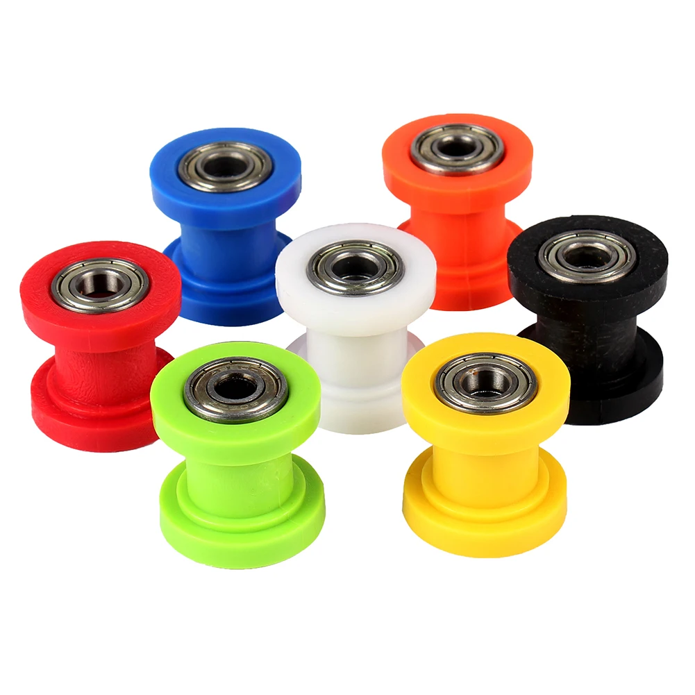 8/10mm Drive Chain Roller Pulley Wheel Slider Tensioner Wheel Guide For Enduro Motorcycle Motocross PIT Dirt Bike ATV CRF CR XR