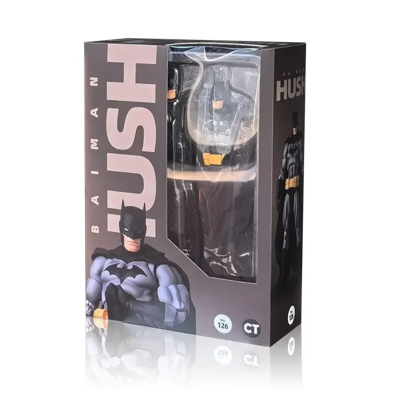 In Voorraad Ct Speelgoed Batman Hush Blauwe Versie Mafex 105, Zwarte Versie Dc Bat Man Anime Action Figure Beeldje Model Standbeeld Speelgoed Gift