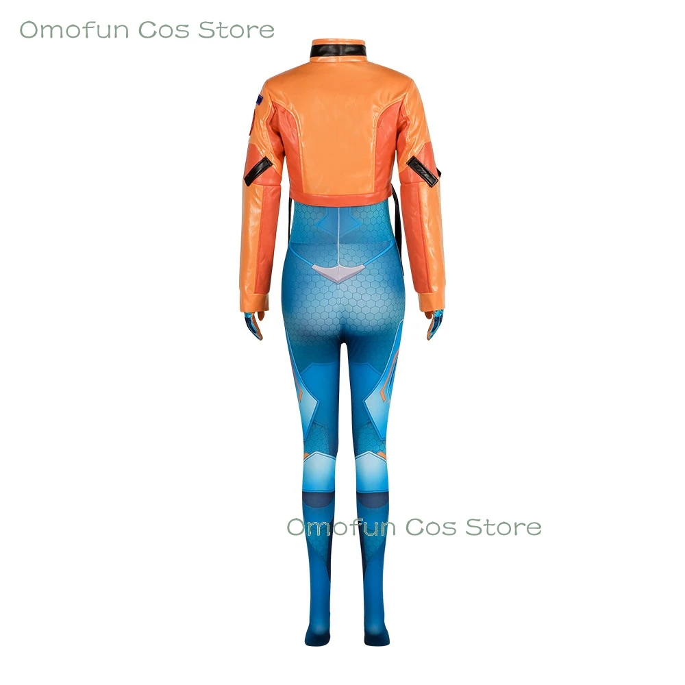 Game Overwatch 2 Juno Cosplay Costumes Wig Suit Fullset Support Hero Clothes Halloween Carnival Outfit Juno Teo Minh Women Girls