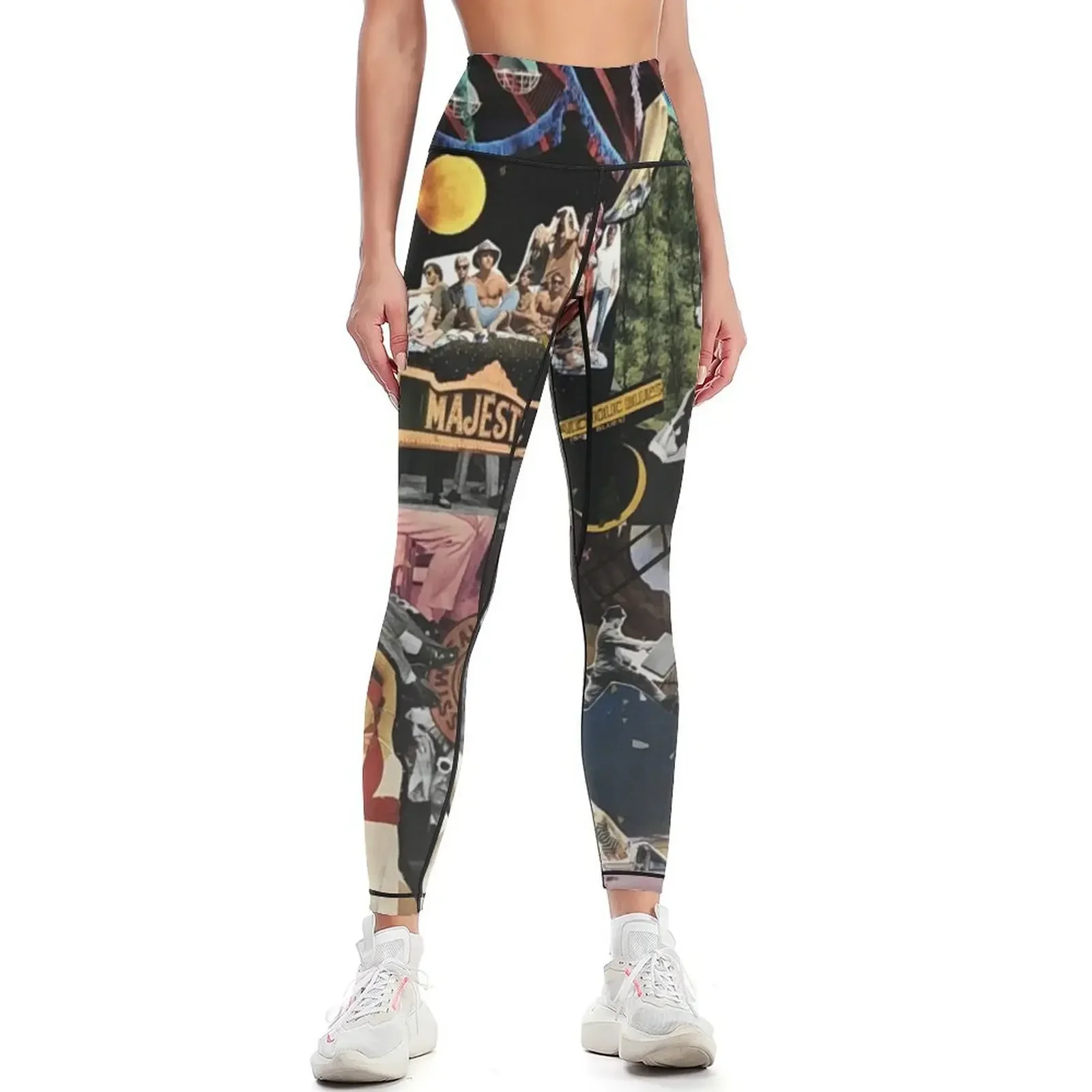 

Lace In Space' Art: "Shaken Not Stirred" Leggings gym clothing sports tennis for leggins push up woman Womens Leggings