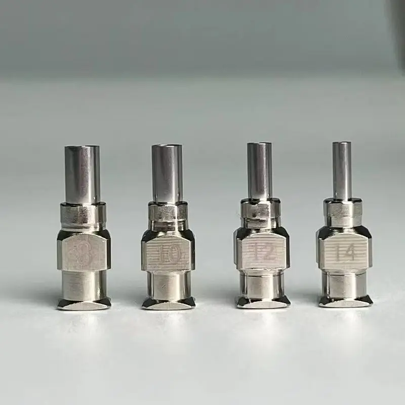 12pcs/box 8-30G 1/4 Inch 304 Stainless Steel Full Metal Needle Blunt Tip for Industrial Glue Dispensing