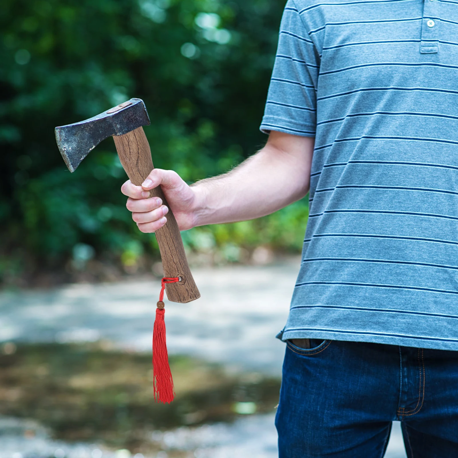 

Ergonomic Non Slip Replacement Short Wood Axe For Outdoor Camping Survival Axes Hammers Hatchet Gardening Tools Portable Grip