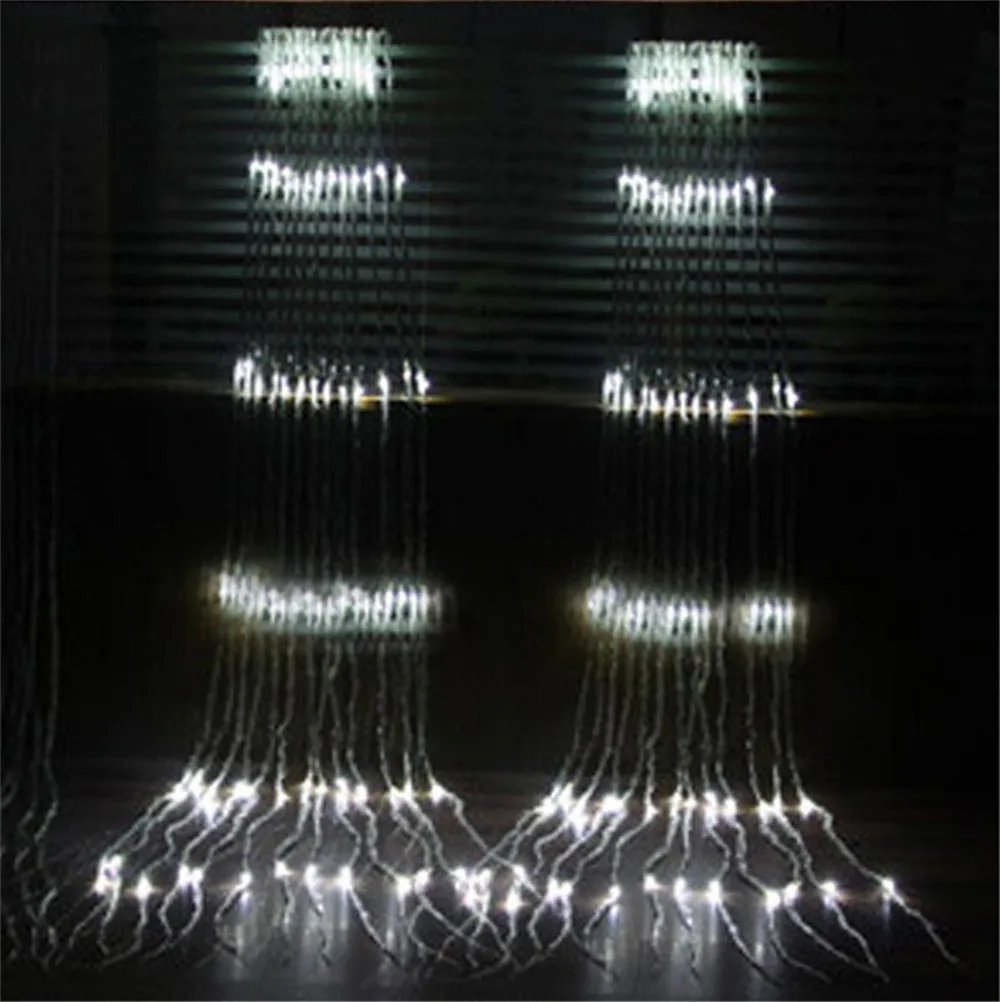 3*3m LED String Lights Waterfall Meteor Shower Rain String Light Christmas Led Festoon Holiday Decorative Lights for Home Garlan