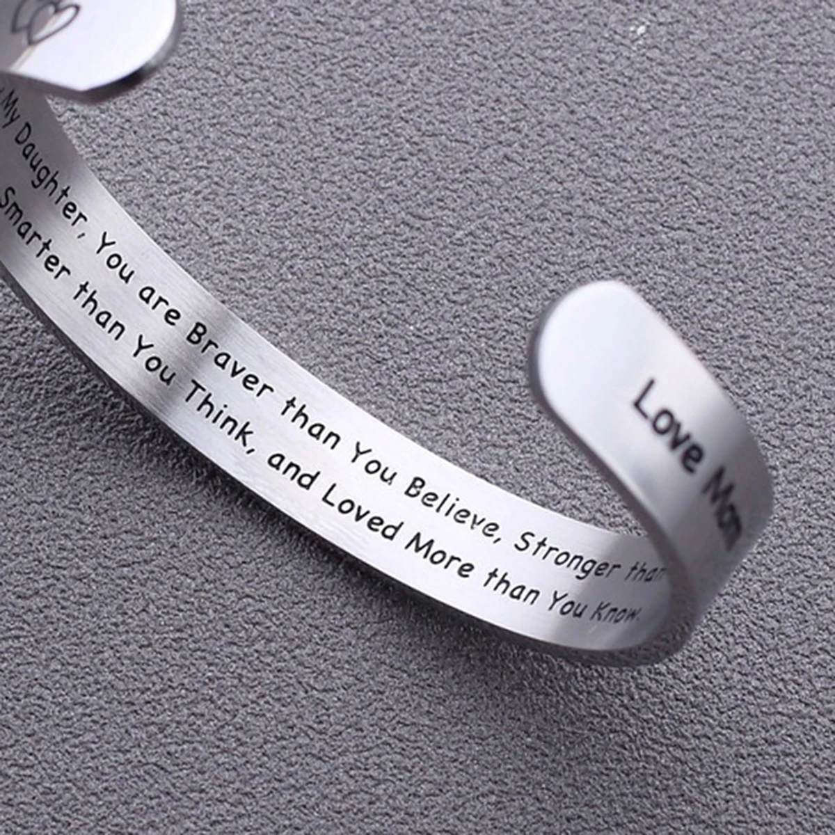 

Jewelry Titanium Steel Bracelet Cute Bangle Bracelets Father Dainty