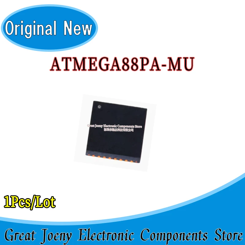 

100% New Original MEGA88PA ATMEGA88PA-MU ATMEGA88PA IC MCU Chipset VQFN-32 Bulk Best Price Plastic Casing