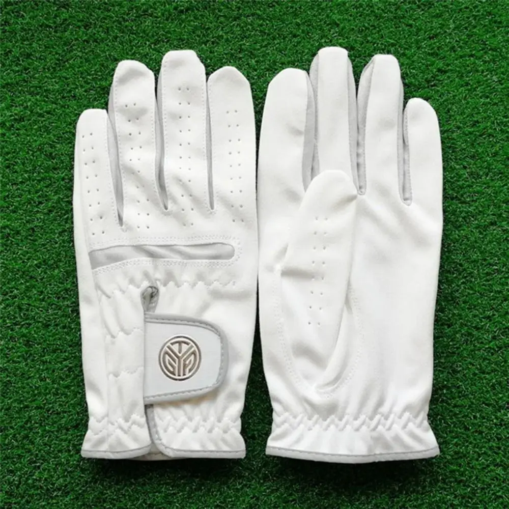 

1 Pc Men's Golf Gloves Left Right Hand Women Soft Ultra-fiber Cloth Breathable Wear-resistant Golf Gloves Sports Gloves