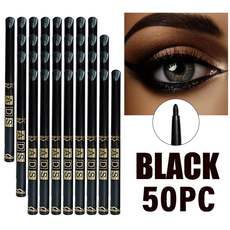 30Pcs Waterproof Lasting Liquid Eyeliner Wholesale No Ink Leakage Smooth Quick-Dry Black Coffee Eyeliner Gel Non-fading Makeup