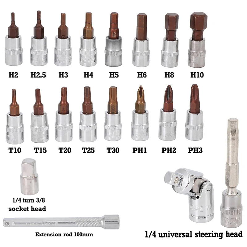 Torque Wrench Set 1/4\