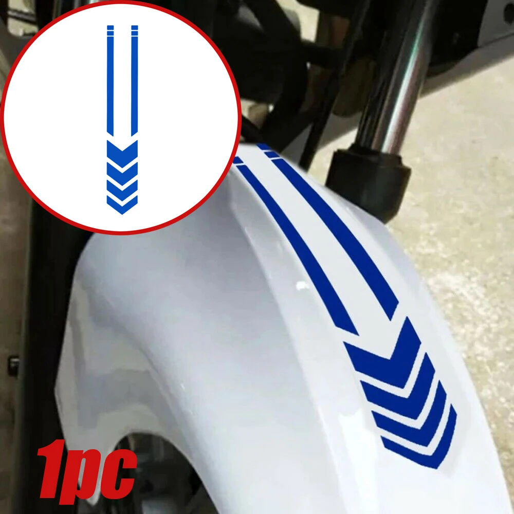 1pc Universal Motorcycle Body Warning Decal Motorcycle Mudguard Sticker Motorcycle Arrow Styling Sticker Motorbike Accessories