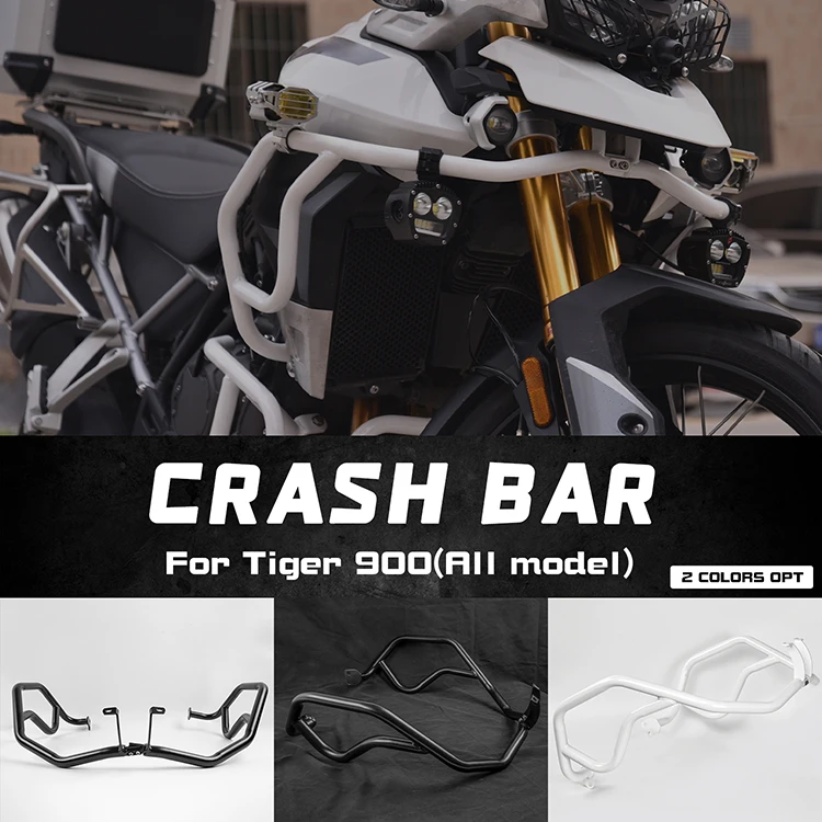 Braket kotak samping tiga kotak untuk motor, braket kotak samping baja, Bar tabrakan untuk Triumph Tiger 900, semua model 20 +