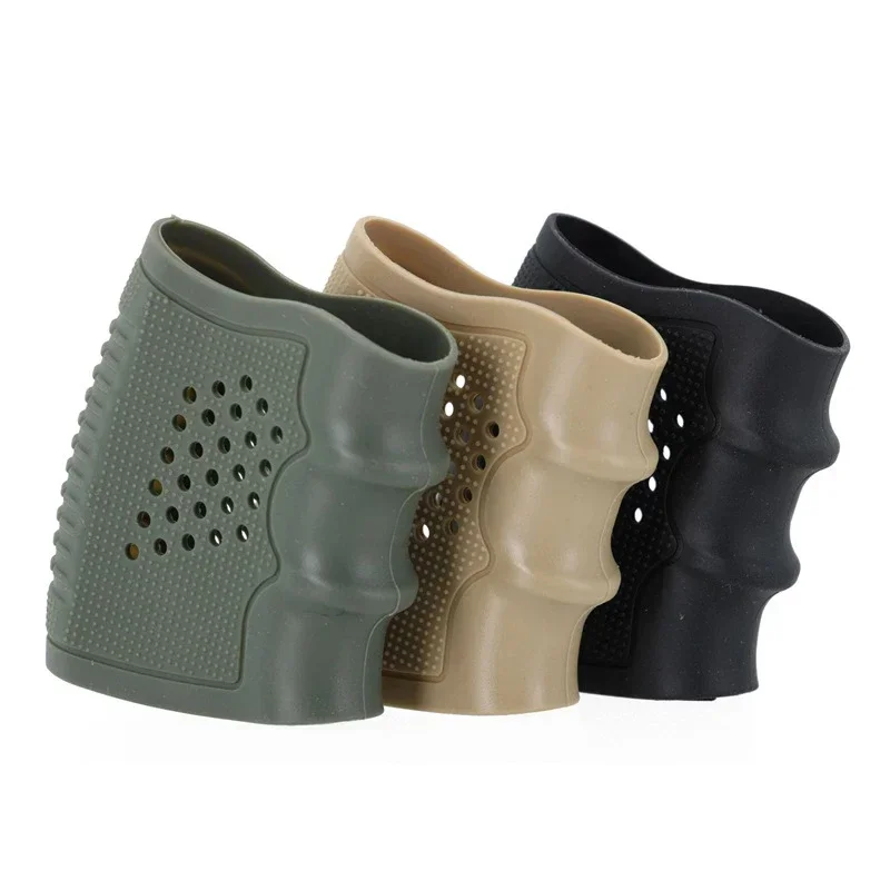 

1PC Anti-Slip Tactical Handgun Rubber Protect Cover Grip Glove Tactical Holster for Gen1-4 Glock 17 19 Hunting Accesories