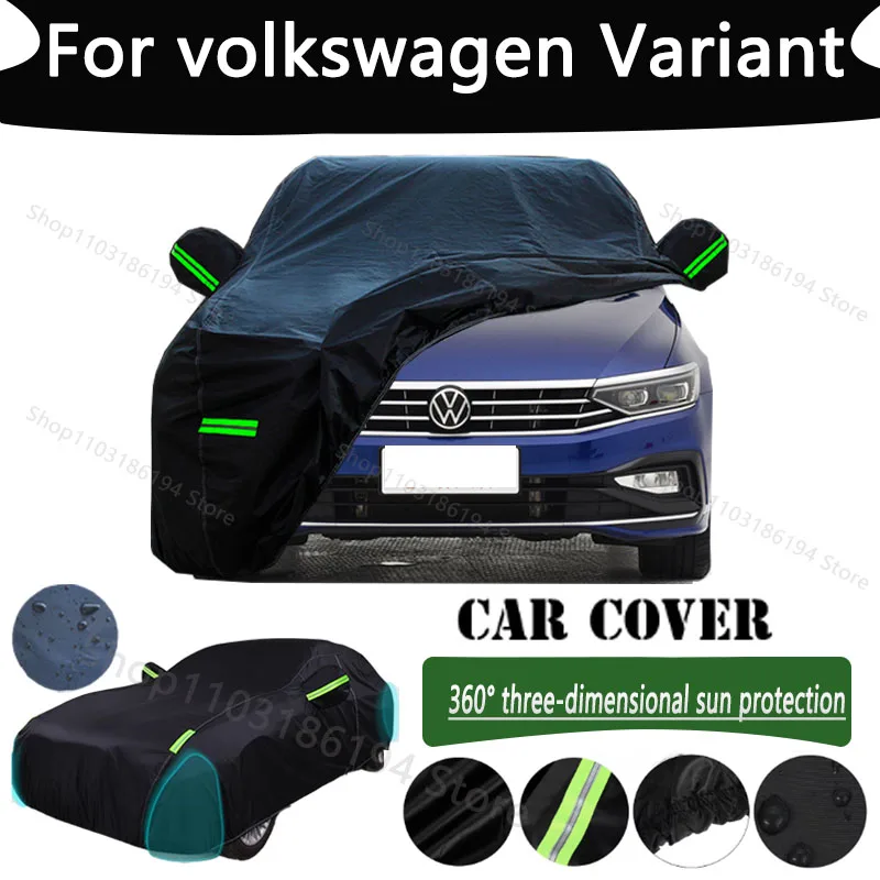 

For volkswagen Variant Outdoor Protection Full Car Cover Snow Covers Rainwater Sunshine Dustproof Scratches Car Cover