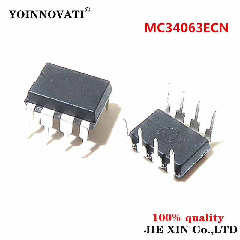 5-10Pcs 100% New Original MC34063ECN DIP-8 063EC DC DC converter module