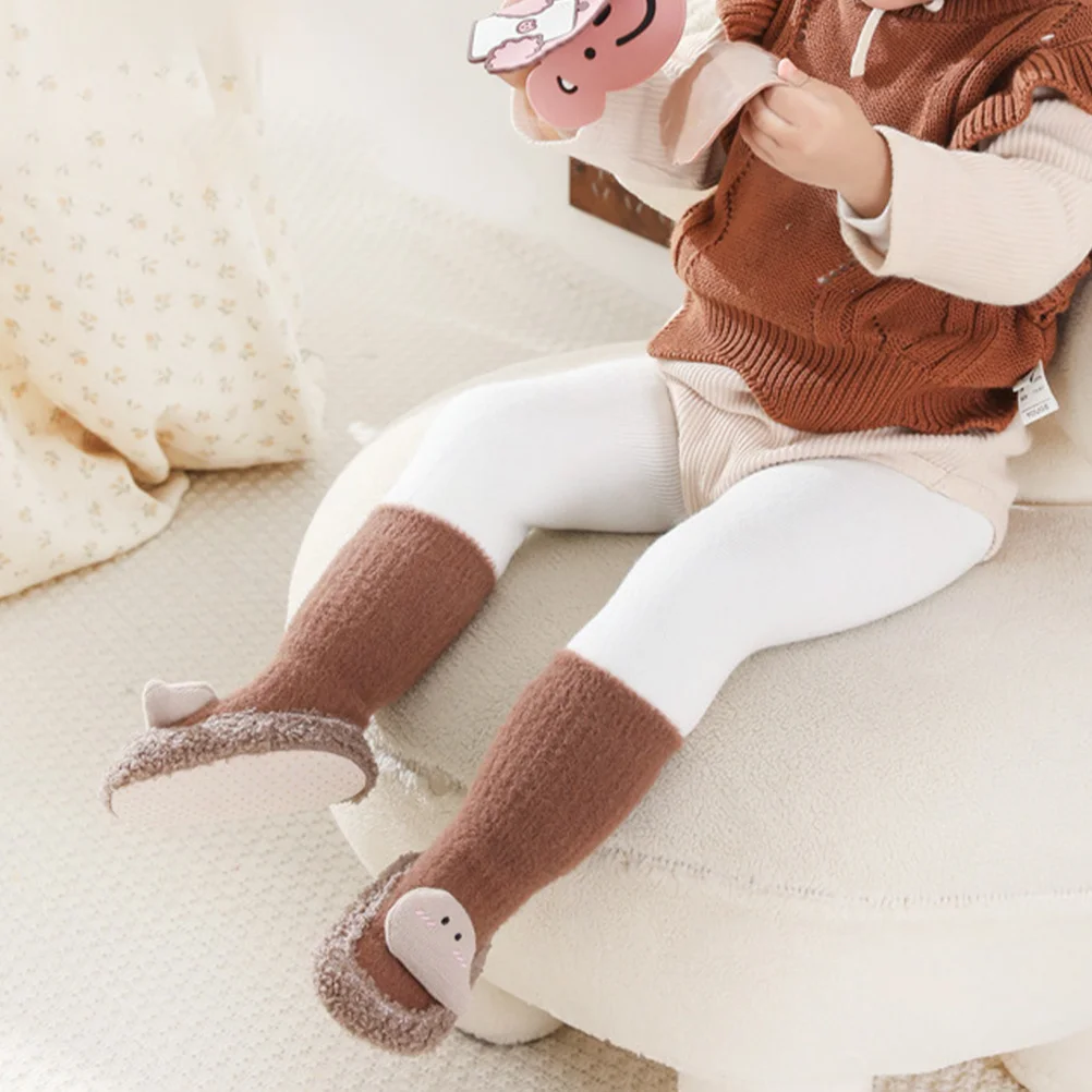 

1Pair Baby Non Slip Toddler Socks Anti Slip Cartoon Floor Socks Comfortable Lightweight Infant Shower Gift Premium