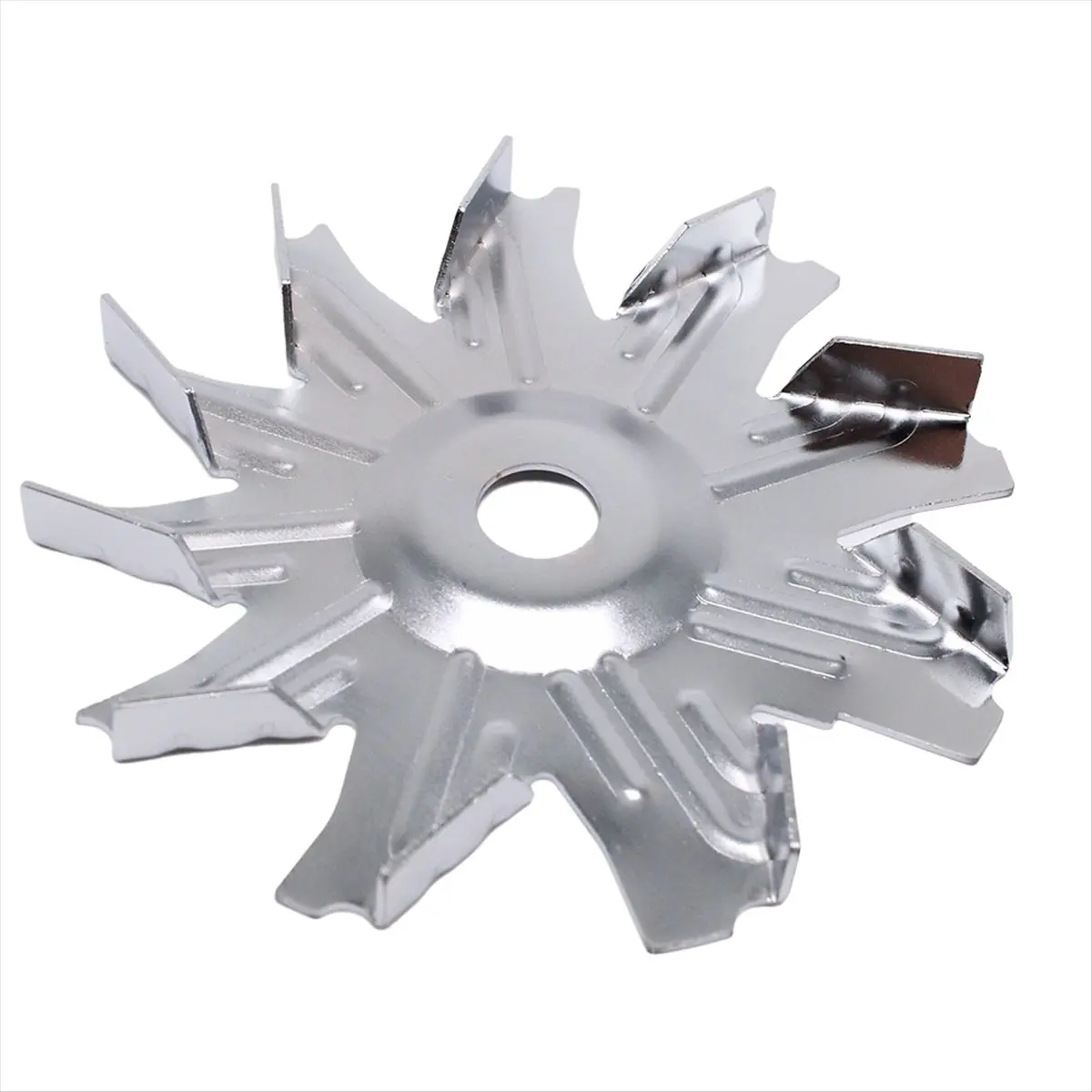 Super Sale Chrome Alternator Fan and Pulley Kit for Chevy Small Block 327 350 383 400 1957 1985 Generator Pulley+Impeller