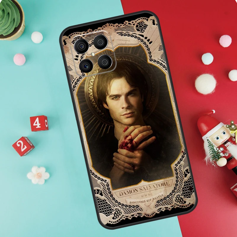 The Vampire Diaries Damon Salvatore Case For Huawei Honor X7 X8 X9 50 70 P20 P40 Lite P50 P30 Pro Nova 5T P Smart 2109 Cover