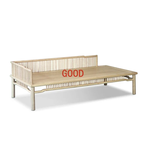 Новинка, китайский стиль, искусственная кожа, без рисунка, кровать из ротанга, простой античный шезлонг из массива дерева, диван-стулья для гостиной