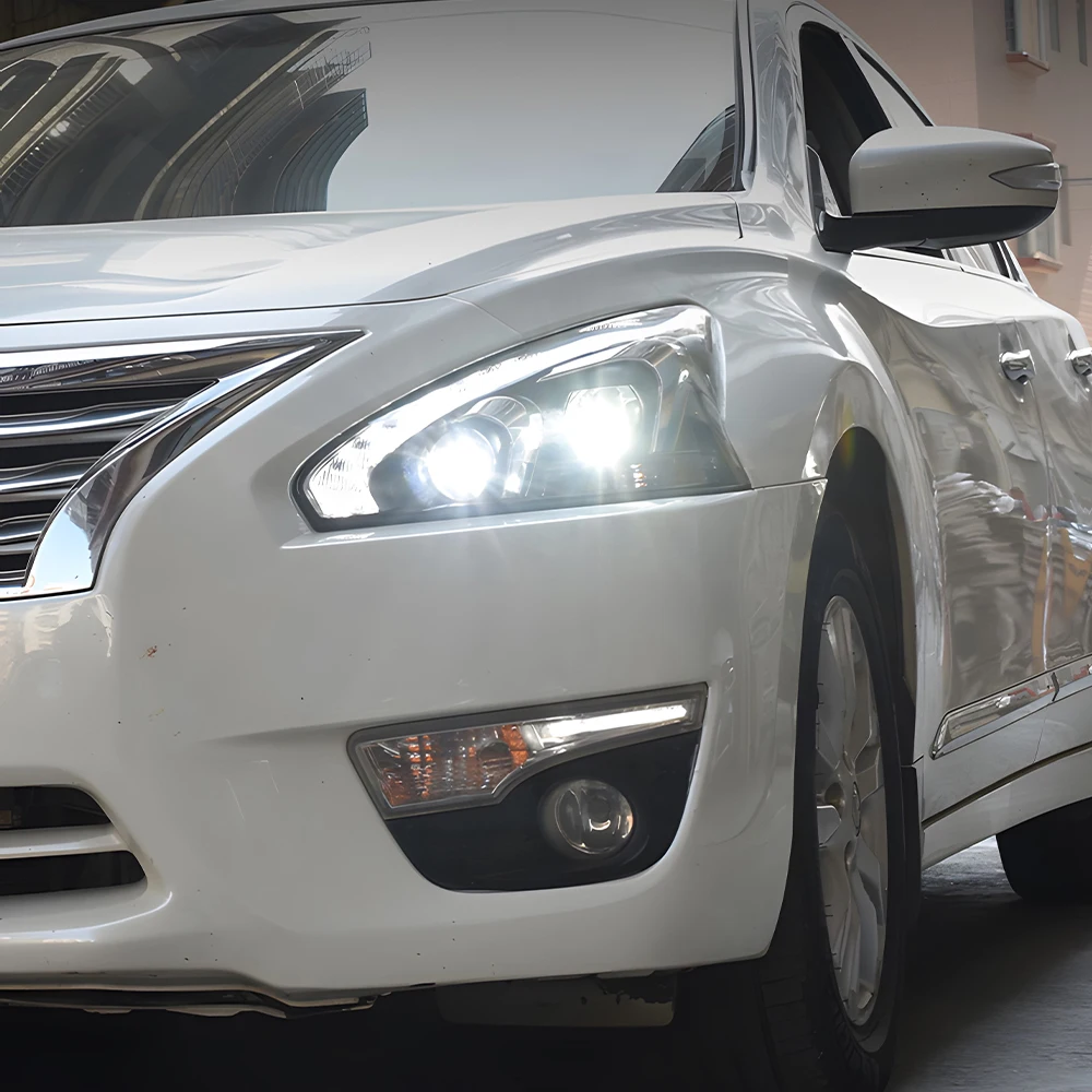 For Nissan Teana 2013-2015 Upgrade New Design Accessories LED Auto Headlight Lens Flashing Signal Light High Quality Assembly