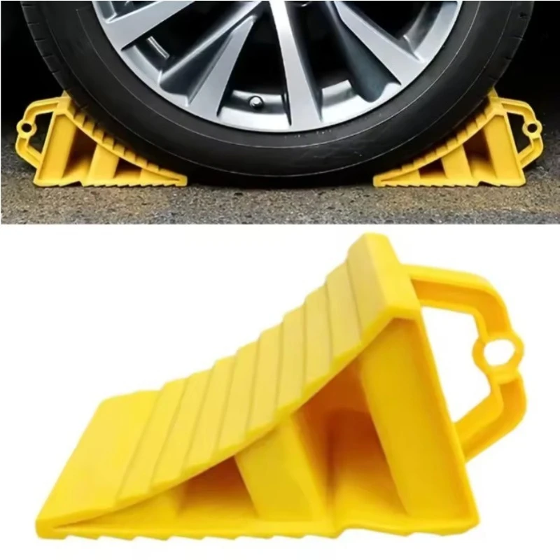 1PC RV Wheel Chocks Multipurpose Anti-Slip car Wheel Chocks Portable Tire Chocks Wear-Resistant Tire Stopper for Trucks RVs