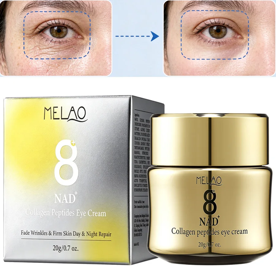 8+NAD Collagen Peptide Eye Cream Anti Aging Remover Dark Circle Bag Firming Nourish Moisturizing & Firming Under Eye Skin