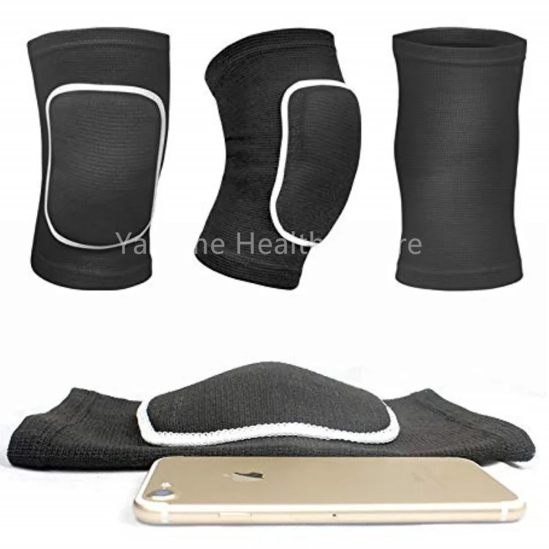 2PCS Adults Kids Knee Pad Anti-Slip Padded Sponge Knee Brace Elastic Knee Support for Soccer Volleyball Dance Skating Basketball