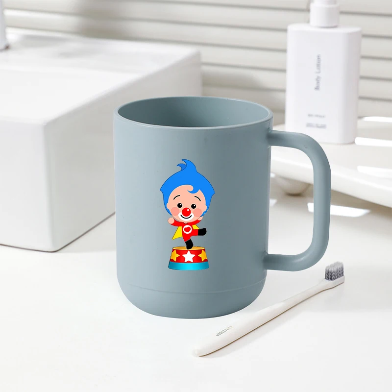 Vaso de Baño Plims Clown para Hombres y Niños, Vaso para Cepillo de Dientes, Vaso para Enjuague Bucal, Tazas de Vidrio para Cepillo de Dientes, Set de Viaje Nórdico, Regalo para el Hogar