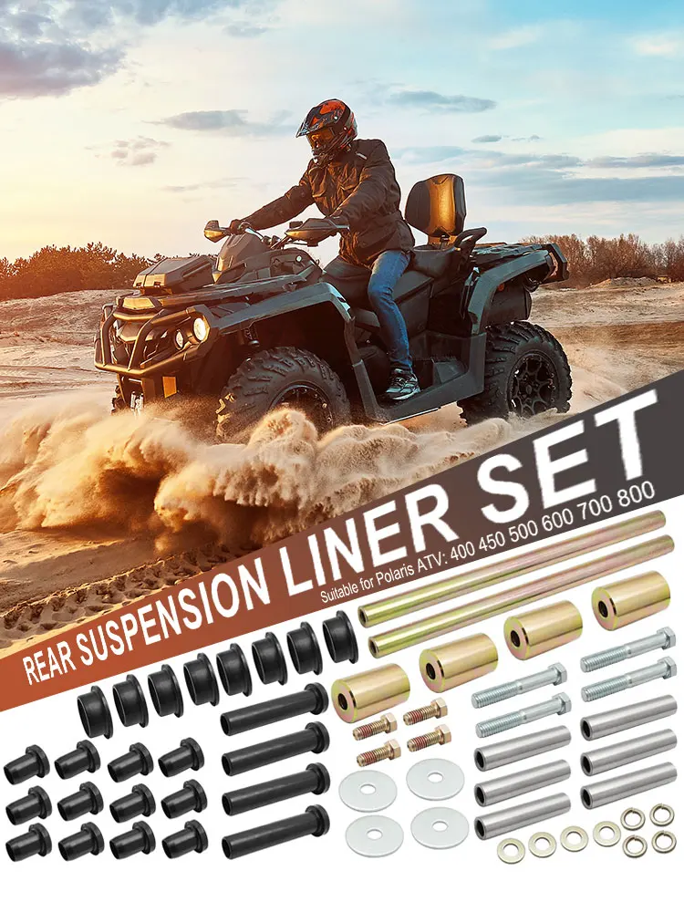 OE:5020826 مجموعة جلبة التعليق الخلفي ارتداء المقاومة A-الذراع جلبة مهاوي عدة التعليق الخلفي عثرة توقف عدة ل بولاريس 5020826