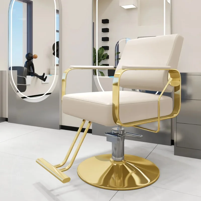 

Styling Hairdressing Chair Vanity Women Dressing Barber Chair Shaving Armchair Ergonomic Wholesale Portable Salon Furniture