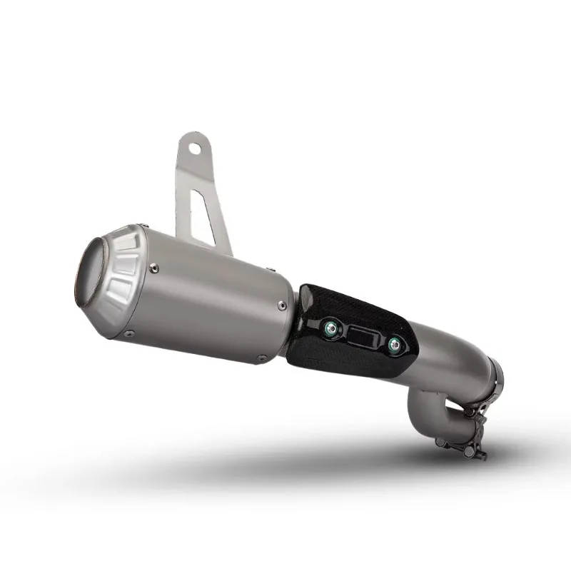 

SXLL S1000RR 2017 2018 Racing Exhaust Original Interface Muffler Carbon Cover Motorcycle Modified All Stainless Steel Sliding On