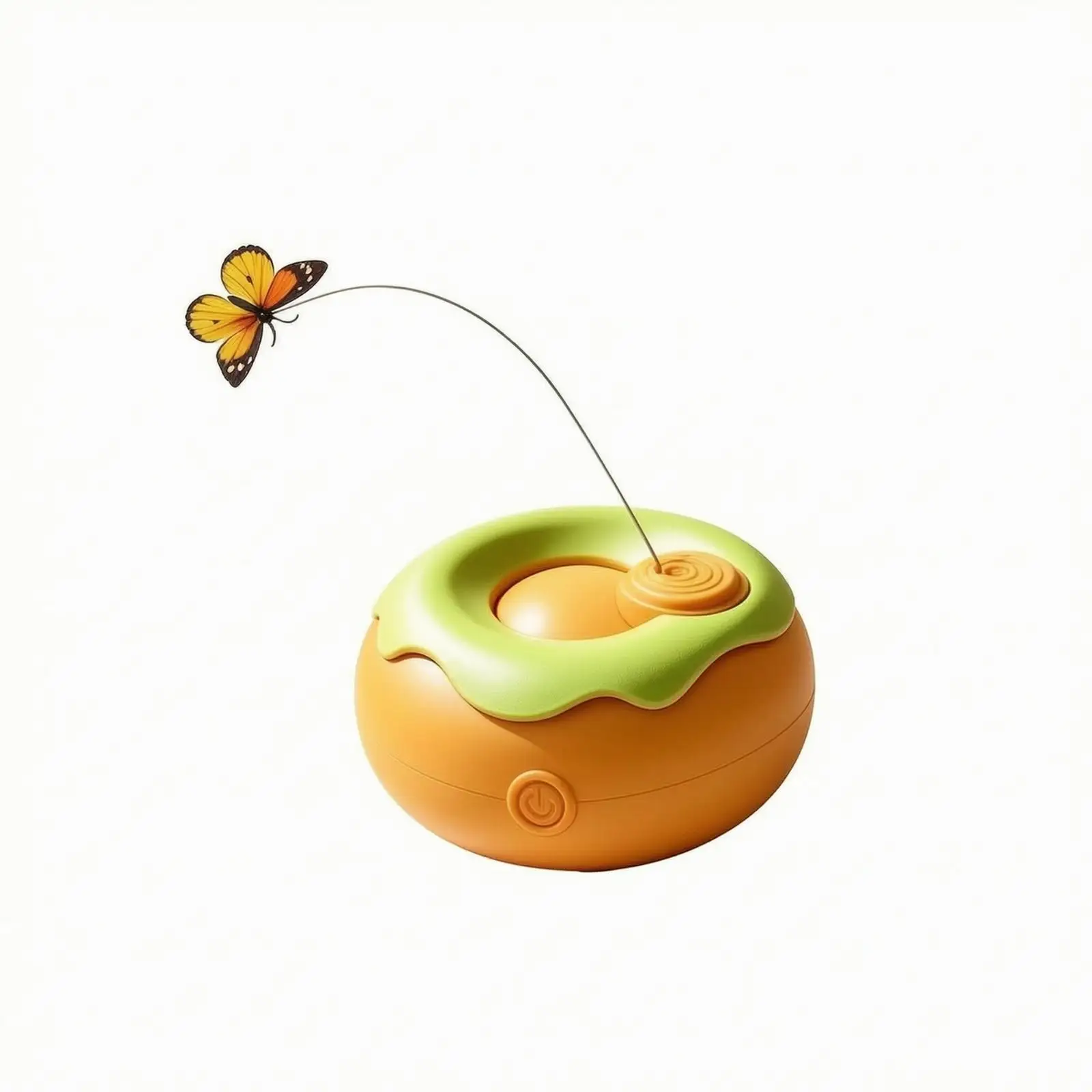 Electric Cat Teaser Wand Handsautomatic Electric Cat Toy USB Rechargeable 360 Degree for Kittens, Solo Play, Home