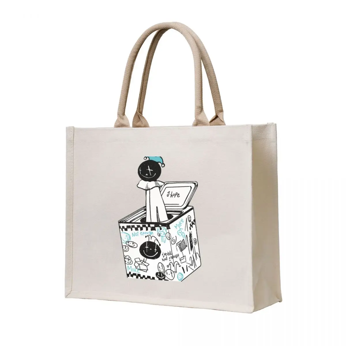 

Jack in the Box Tote Bag tote bags cloth bags canvas tote bag eco pack supermarket folding bag