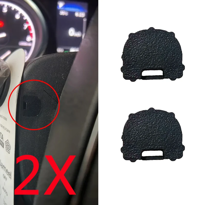 2X cubierta protectora de tornillo para volante de coche, cubierta negra para Toyota Sienna Granvia 2022 2023, accesorios de modificación de estilo Interior