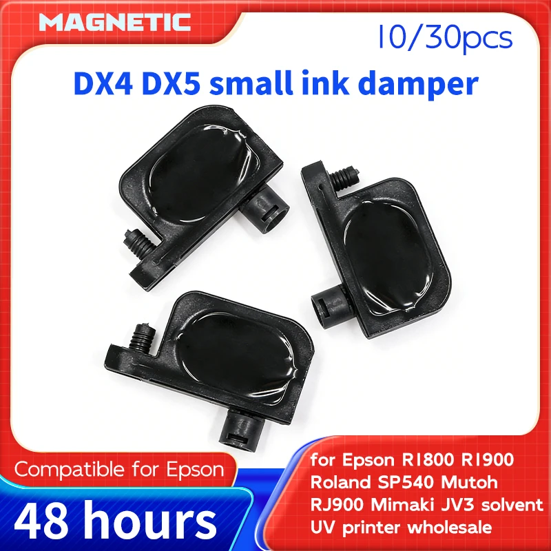 10~30pcs For Epson R1800 R1900 Roland SP540 Mutoh RJ900 Mimaki JV3 solvent UV printer, wholesale DX4 DX5 small ink damper dumper