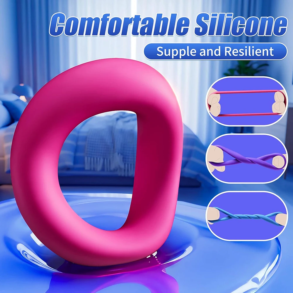 Silicone Cock Ring Set Tension Penis Ring Sex Toys Erection Enhancing Long Lasting Stronger Adult Sex Toys for Men Penisring 18+