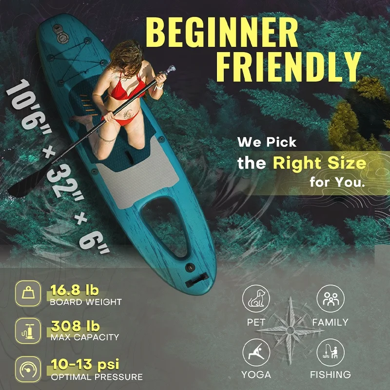 10-13PSI نفخ SUP - للبالغين والشباب #1