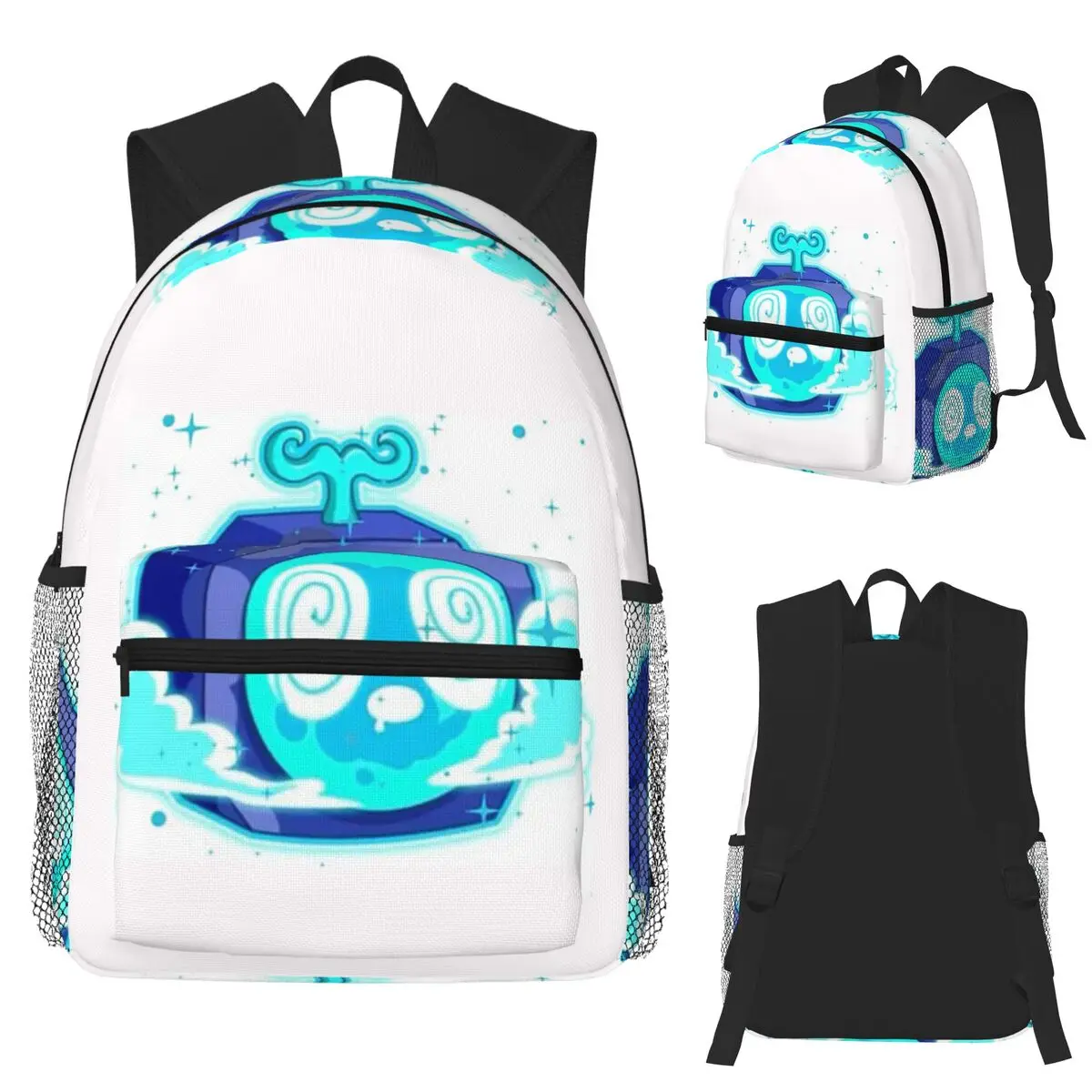 Blox Fruits Game Student Backpack School Bag Hiking Travel Daypack for Men Women Bookbag Shoulder Bags