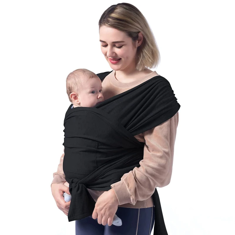 Foldable Front Hugging Style Adjustable X-Shape Soft Ergonomic Baby Wrap Breathable Portable Hip Seat Travel Baby Carrier