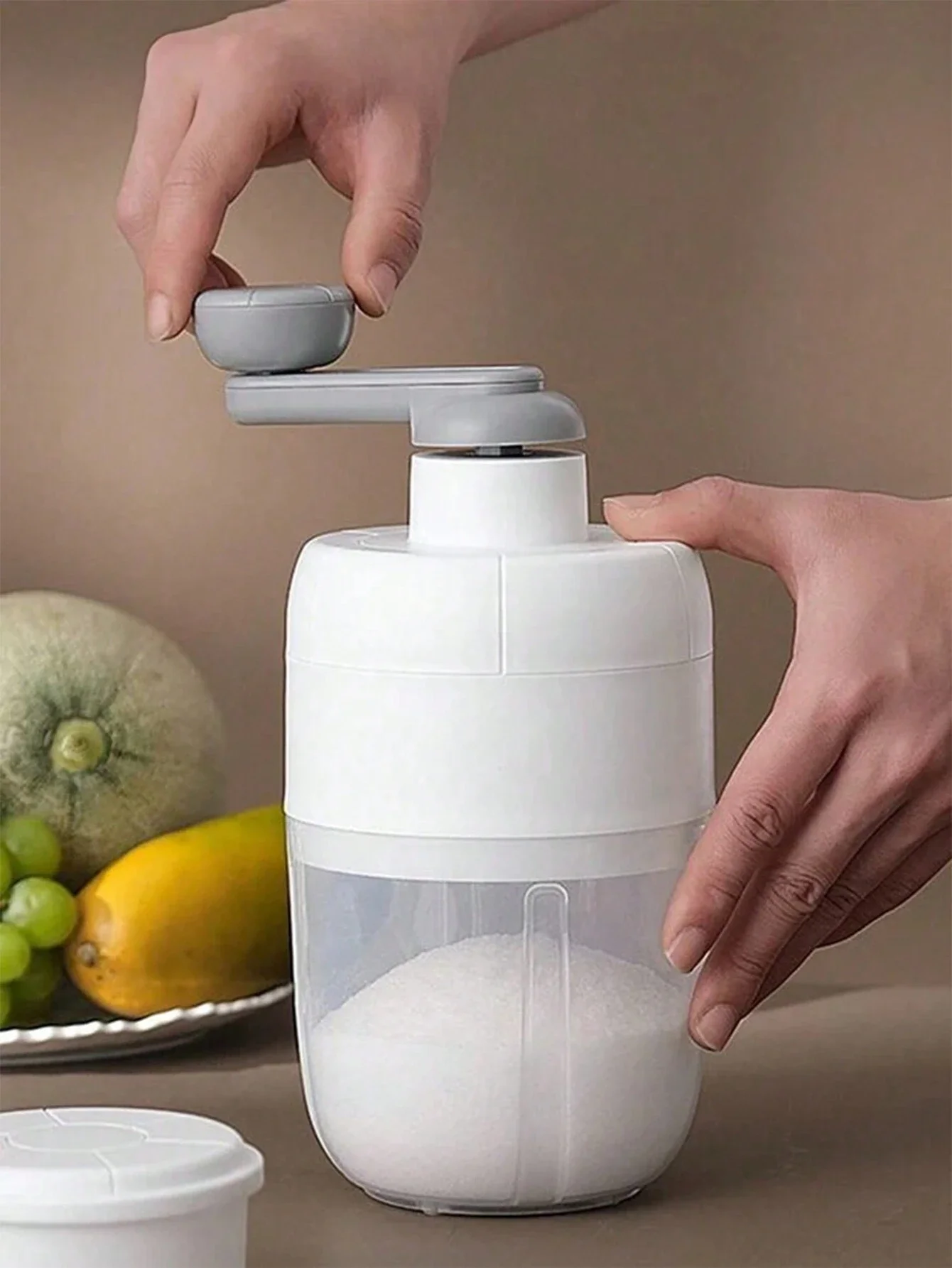 1pc DIY ポータブル手動アイスクラッシャー、ミニマリストでファッショナブルなデザイン、アイスシェーバーとアイストレイは個別に購入または C できます