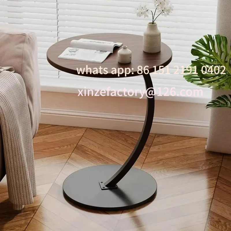 شقة صغيرة قابلة للتخصيص، طاولة قهوة صغيرة فاخرة بجانب السرير، طاولة قهوة صغيرة متحركة صغيرة