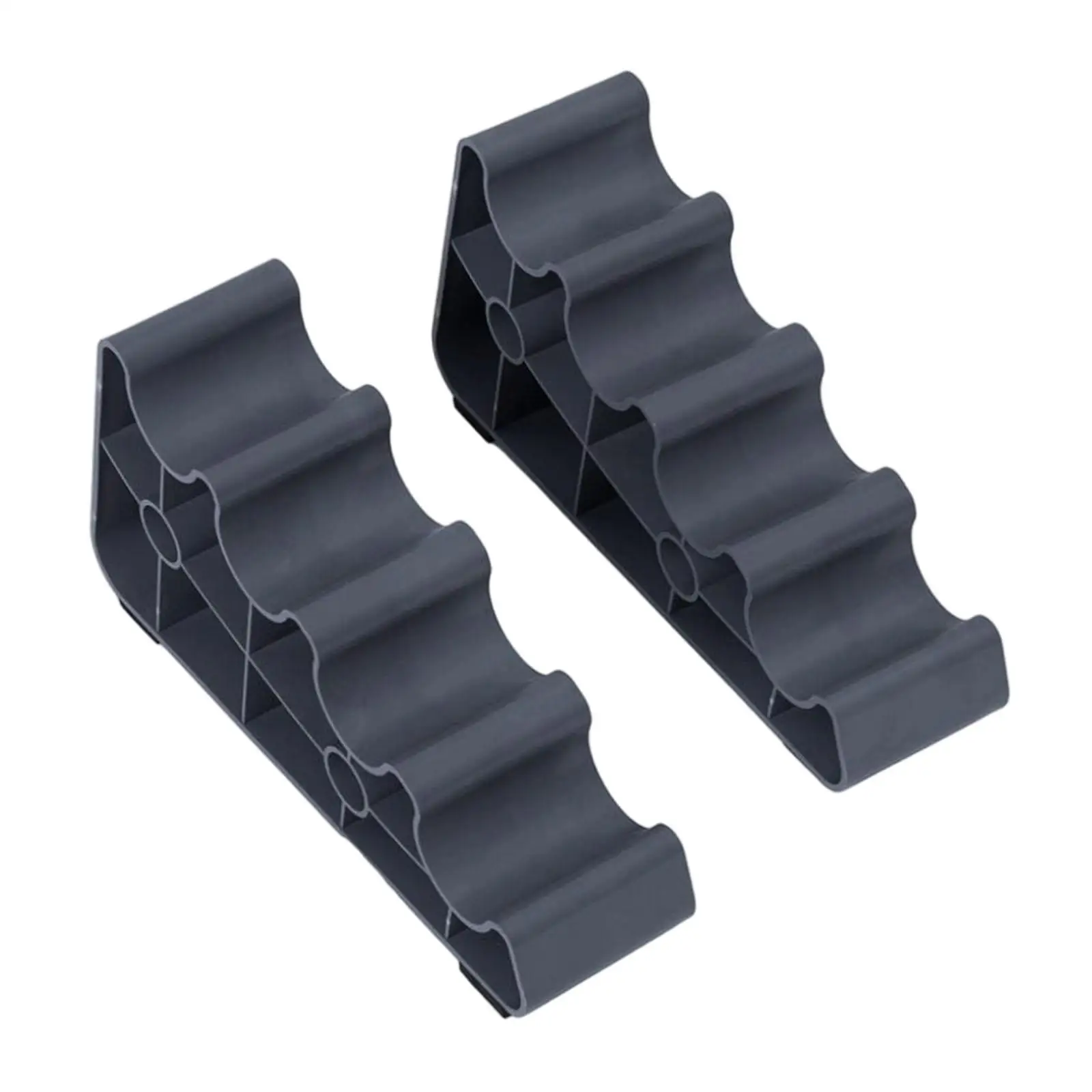 2Pcs Dumbbell Racks Weight Set Racks Compact Space Saving Sturdy Professional Anti Slip Dumbbell Storage Stands Organizers